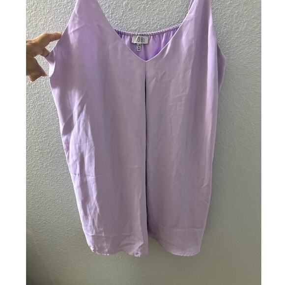 Tobi Light Purple Spaghetti Strap Sleeveless Tunic Blouse Size Large - Picture 5 of 9